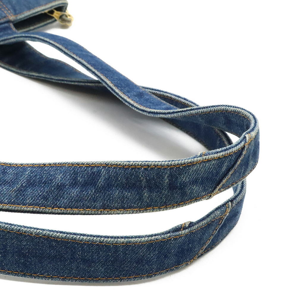 CHANEL Blue Logo Shoulder Bag - Picture 5 of 9